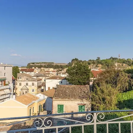 Spacious Maisonette - Roof View Of Corfu Port Mantouki